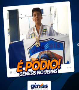 Heitor Henrique vencedor do judô no JERNS 2022
